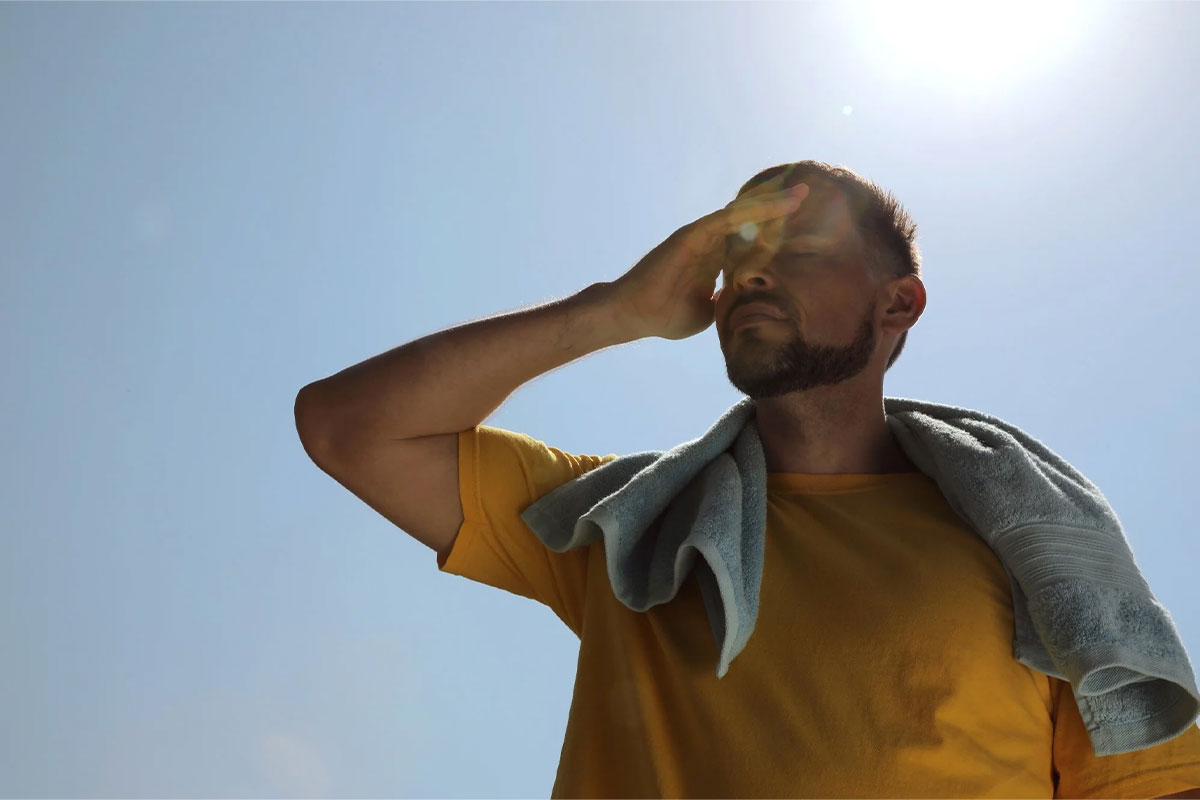 نشانه های شروع گرمازدگی