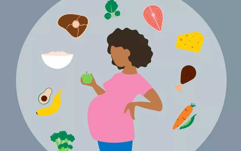 تغذیه سالم در دوران بارداری
