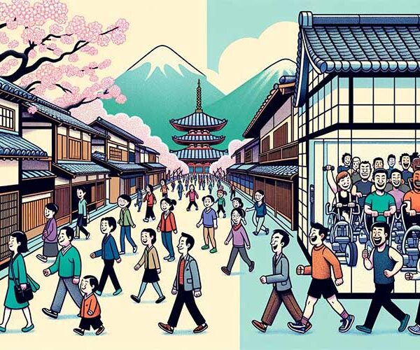 پیاده روی ژاپنی راز ۳۰ دقیقه ای طول عمر و سلامتی