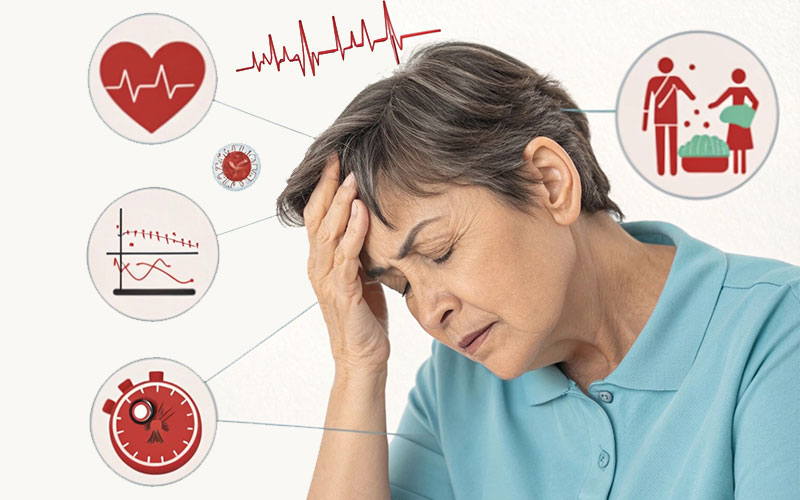 علائم فشار خون بالا