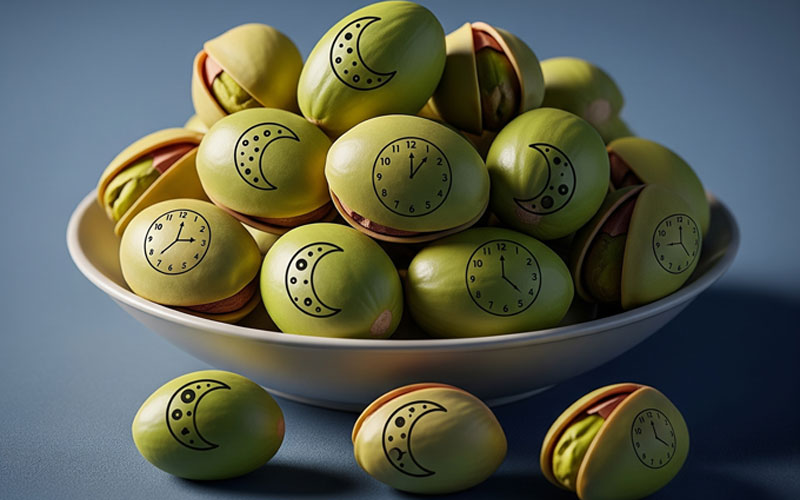 چرا پسته در شب؟ اهمیت زمان‌بندی مصرف