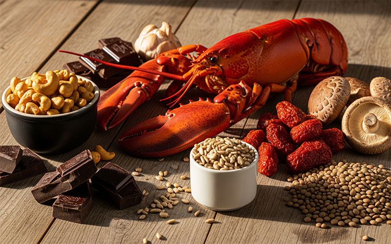 گنجینه های مس در بشقاب ما؛ غذاهای غنی از مس